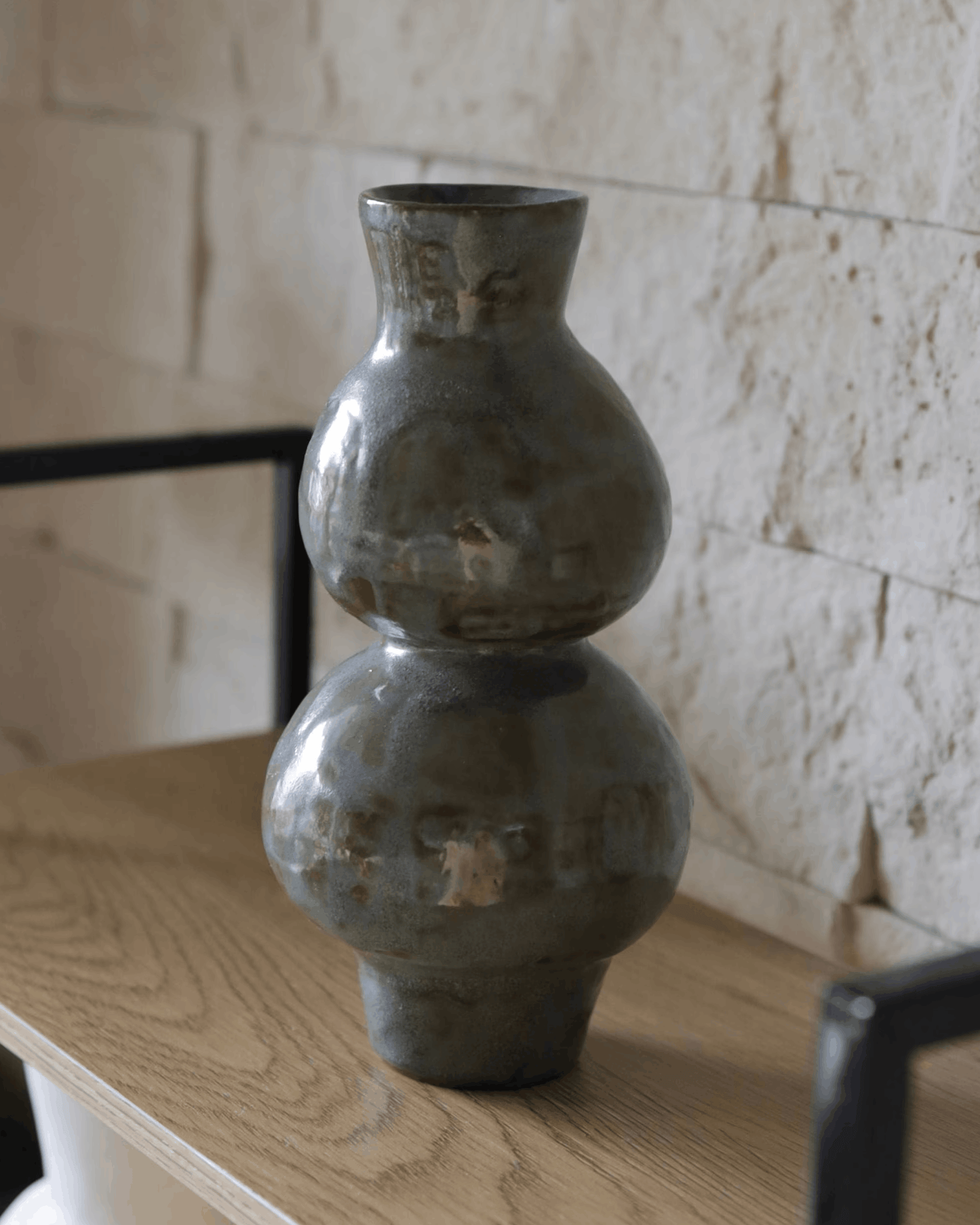 Green-blue vase