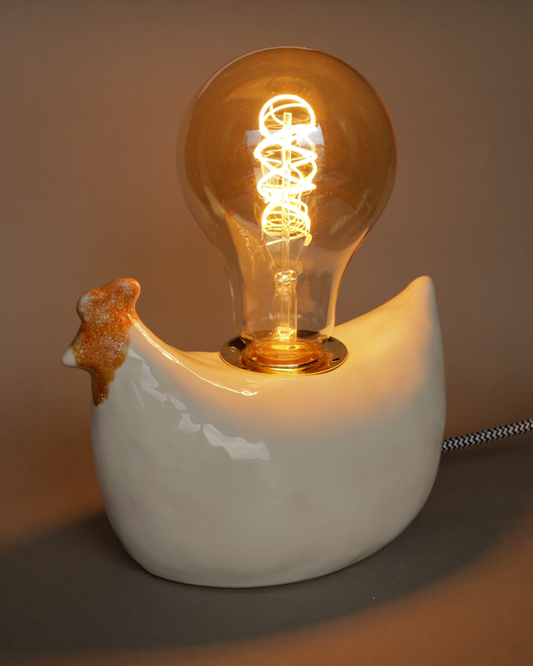 Ceramic lamp “Hen”