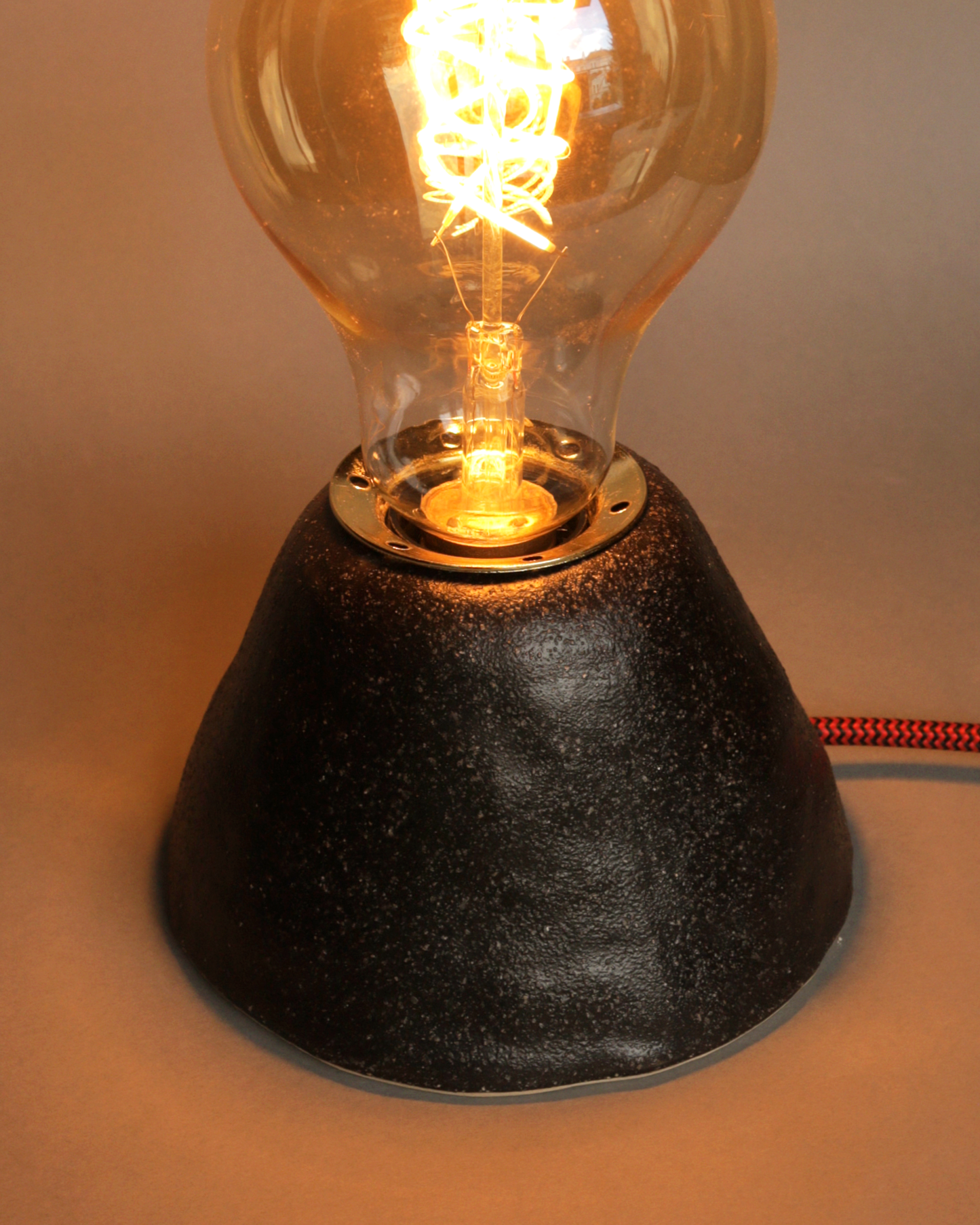 Ceramic lamp “Volcano”