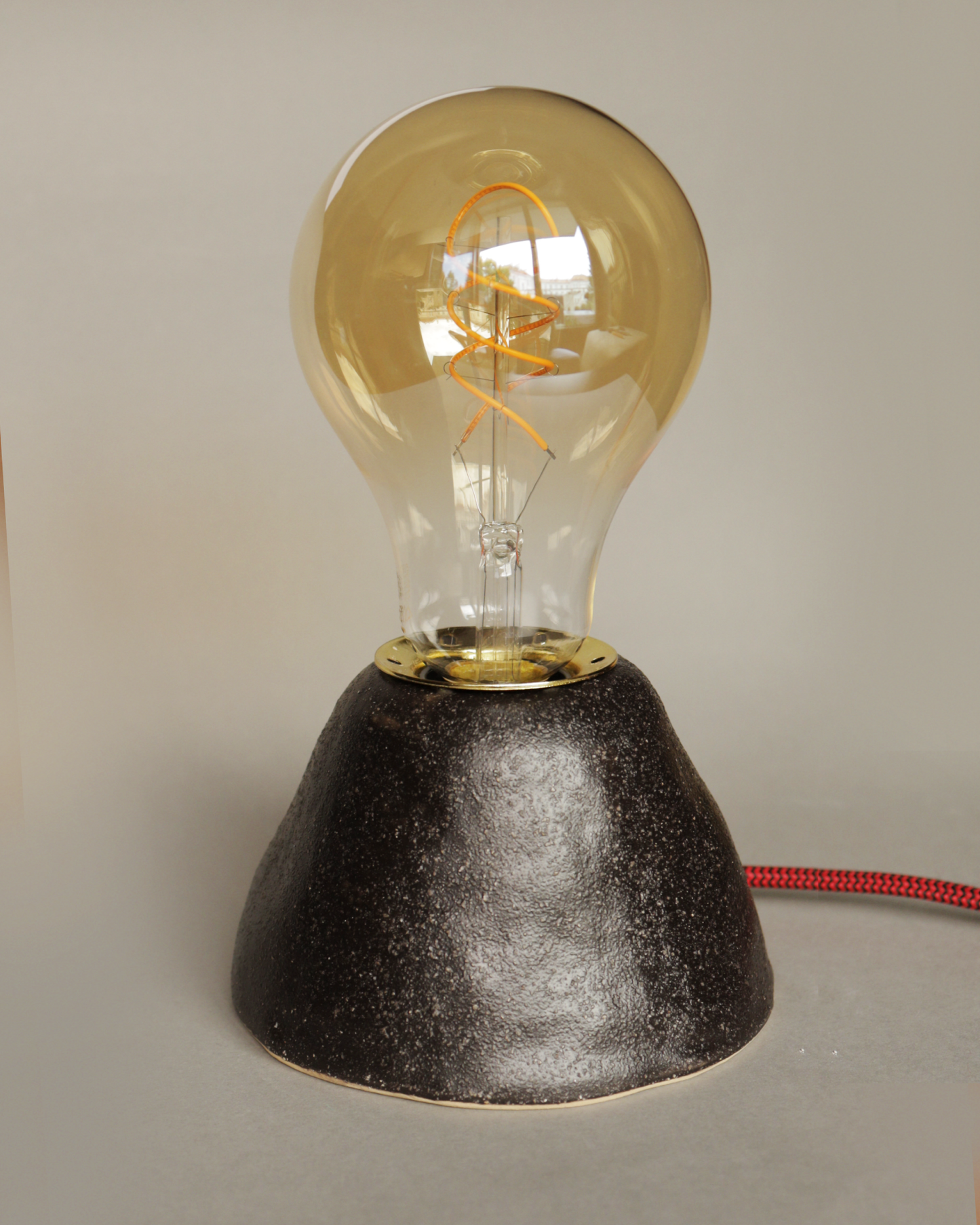 Ceramic lamp “Volcano”