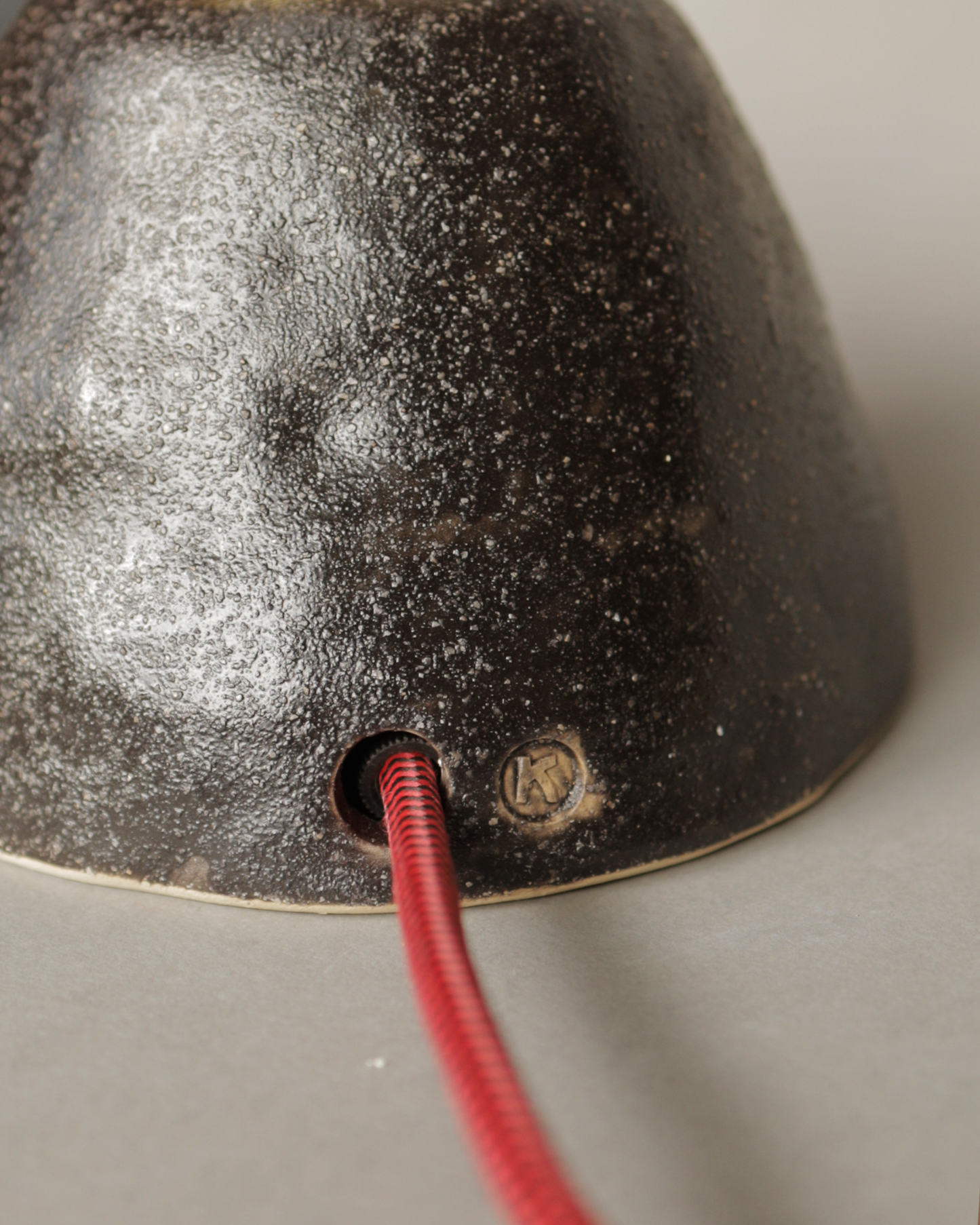 Ceramic lamp “Volcano”